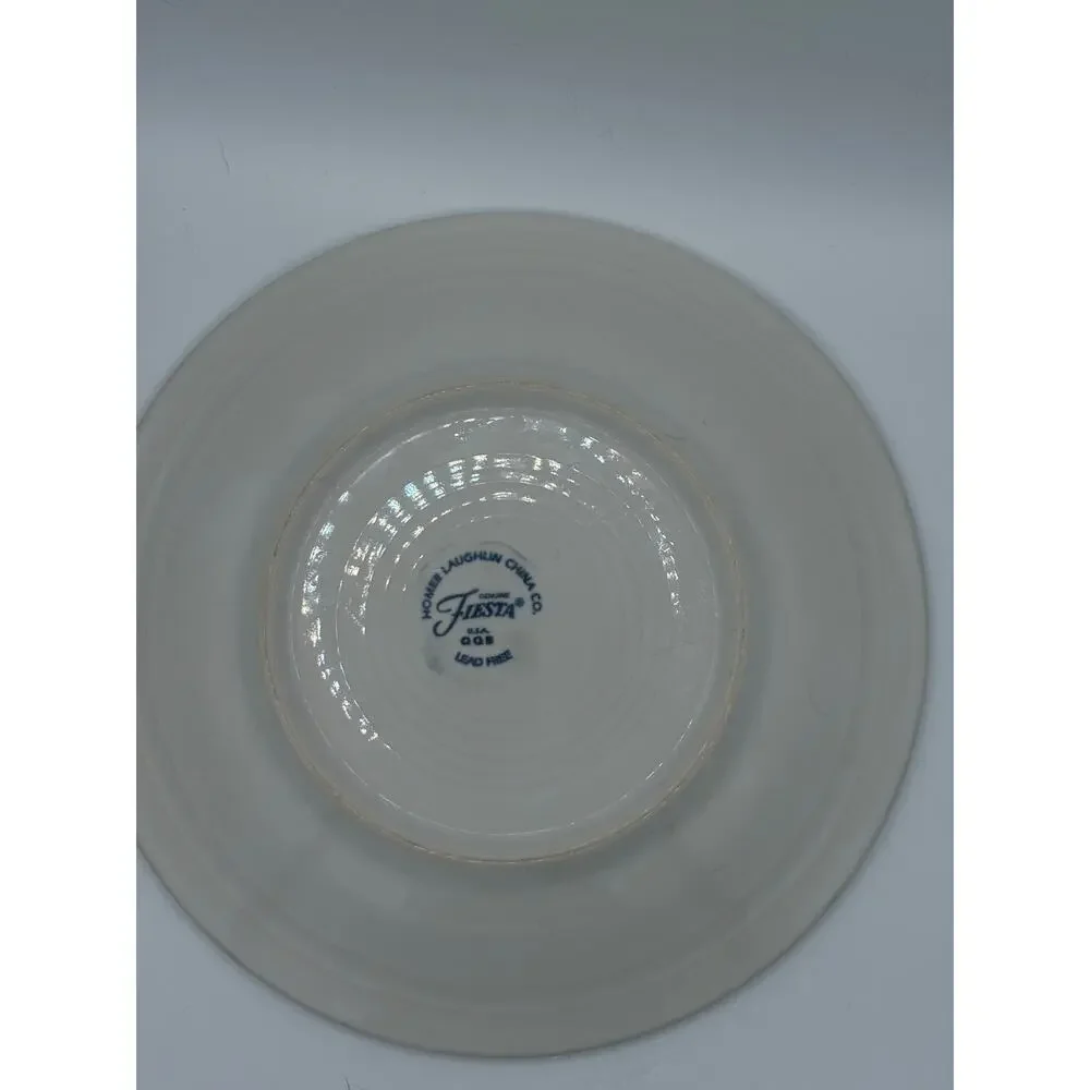 Fiesta Ware White Place Setting GUC